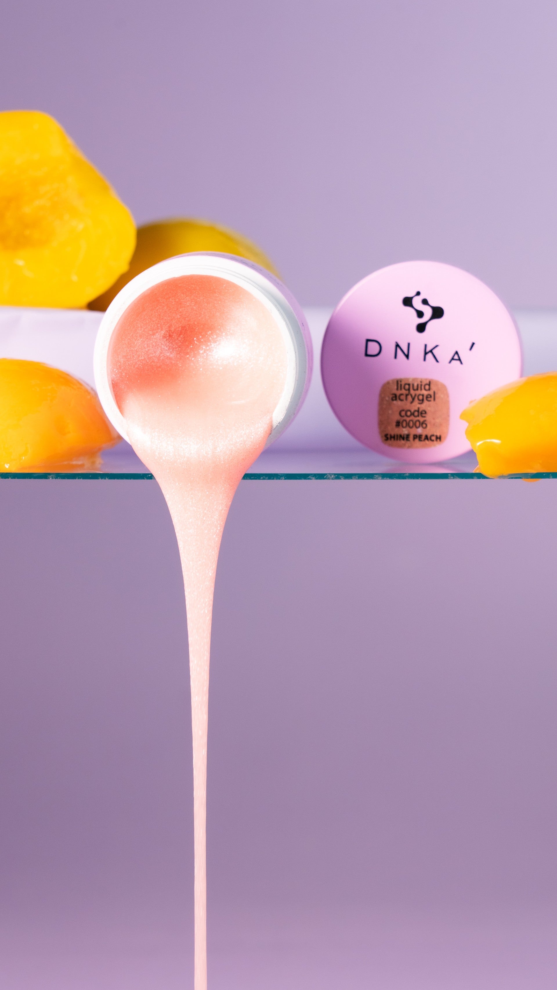 dnka liquid acrygel #0006 shine peach 15ml