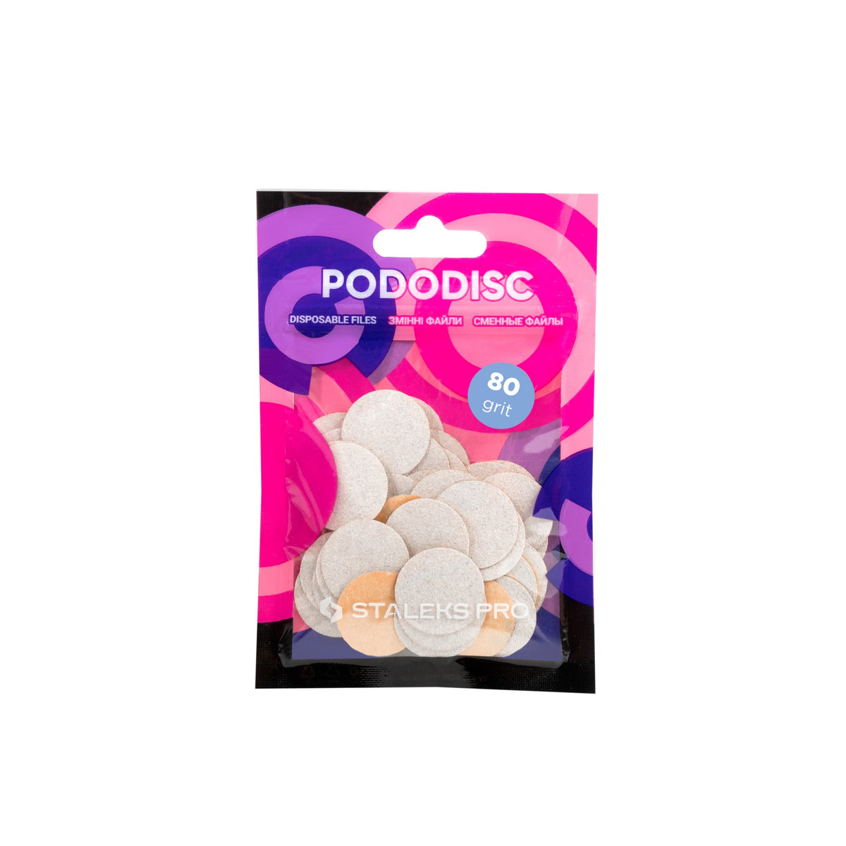 Staleks pododisc M 80 grit 20mm 50 τεμαχια