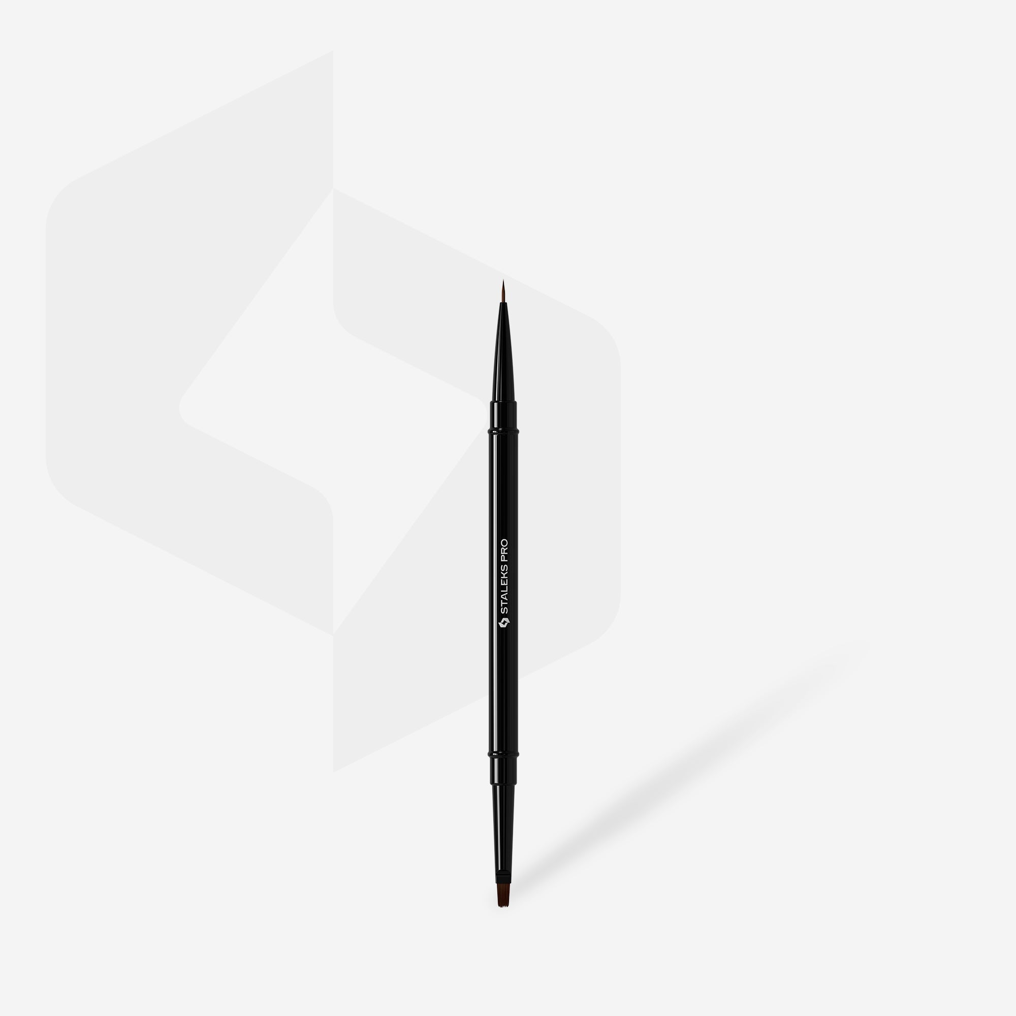 Staleks Διπλό Πινέλο 7mm/ liner 10 mm